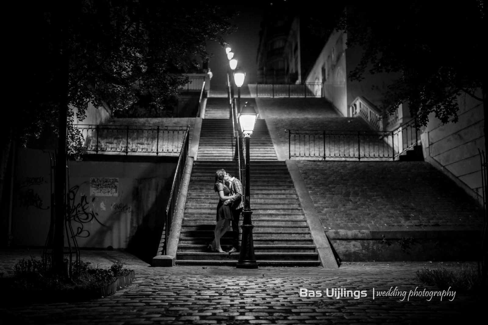 Loveshoot Parijs Montmartre nacht