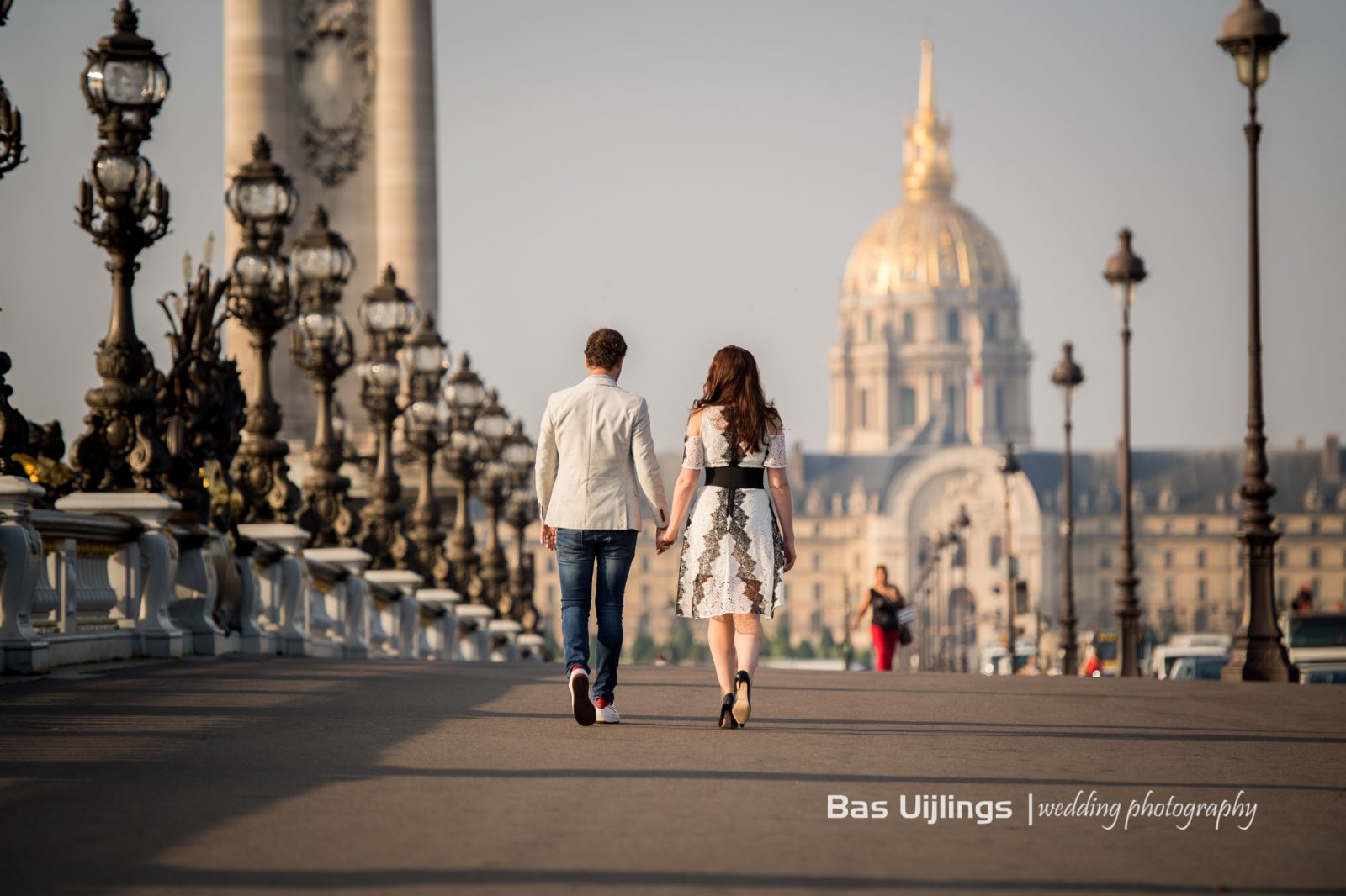 Aanstaand bruidspaar in Paris