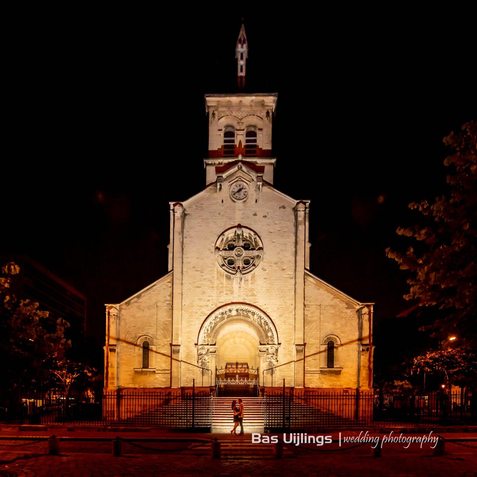 Loveshoot Parijs by night church